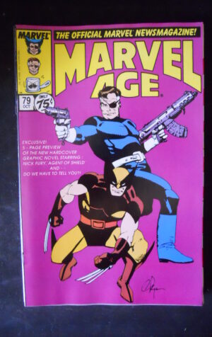 MARVEL AGE 79 1989 Marvel Comics   [SA17]