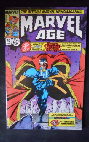 MARVEL AGE 75 1989 Marvel Comics   [SA17]