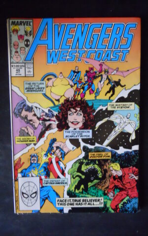 AVENGERS WEST COAST 49 1989 Marvel Comics   [SA17]