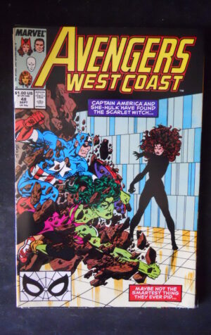 AVENGERS WEST COAST 48 1989 Marvel Comics   [SA17]