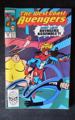 AVENGERS WEST COAST 46 1989 1 st app Great Lakes Marvel Comics   [SA17]