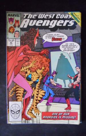 AVENGERS WEST COAST 42 1989 Marvel Comics   [SA17]