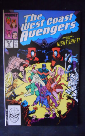 AVENGERS WEST COAST 40 1989 Marvel Comics   [SA17]