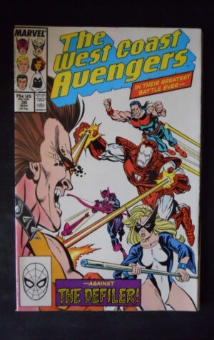 AVENGERS WEST COAST 38 1988 Marvel Comics   [SA17]