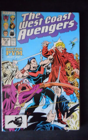 AVENGERS WEST COAST 36 1988 Marvel Comics   [SA17]