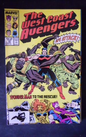AVENGERS WEST COAST 33 1988 Marvel Comics   [SA17]