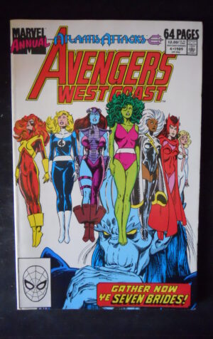AVENGERS WEST COAST Annual 4 1989   Marvel Comics   [SA17]