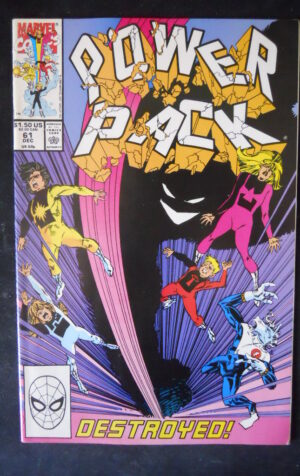 POWER PACK 61 1991 Marvel Comics   [SA17]