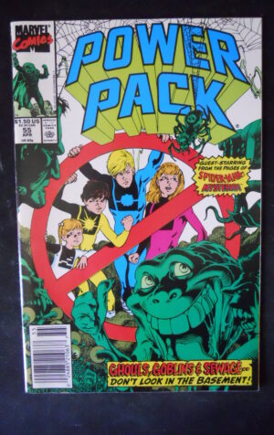 POWER PACK 55 1990 Marvel Comics   [SA17]
