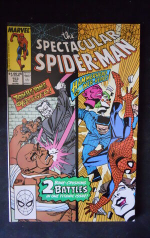 THE SPECTACULAR SPIDER MAN 153 1989 Marvel Comics  [SA19]