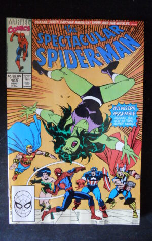 THE SPECTACULAR SPIDER MAN 168 1990 Marvel Comics  [SA19]