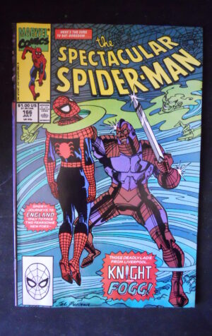 THE SPECTACULAR SPIDER MAN 166 1990 Marvel Comics  [SA19]