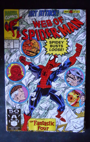 WEB OF SPIDER MAN 76 1991 Marvel Comics  [SA19]