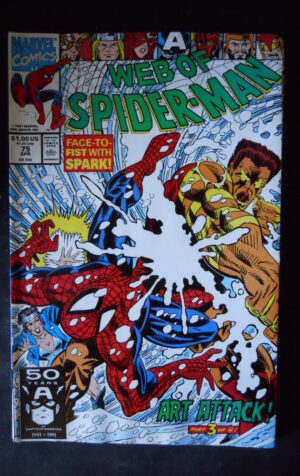 WEB OF SPIDER MAN 75 1991 Marvel Comics  [SA19]