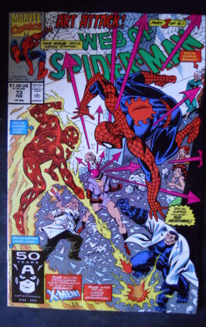 WEB OF SPIDER MAN 73 1991 Marvel Comics  [SA19]