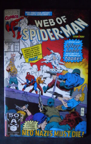 WEB OF SPIDER MAN 72 1991 Marvel Comics  [SA19]