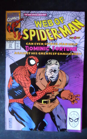 WEB OF SPIDER MAN 71 1990 Marvel Comics  [SA19]