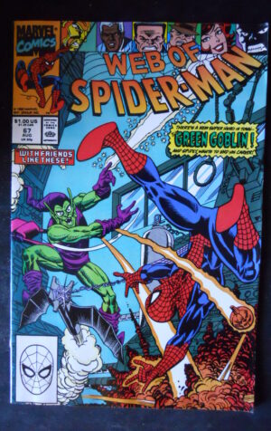 WEB OF SPIDER MAN 67 1990 Marvel Comics  [SA19]