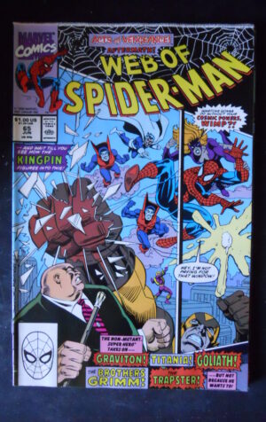 WEB OF SPIDER MAN 65 1990 Marvel Comics  [SA19]