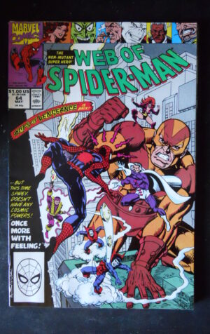 WEB OF SPIDER MAN 64 1990 Marvel Comics  [SA19]