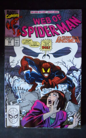 WEB OF SPIDER MAN 63 1990 Marvel Comics  [SA19]