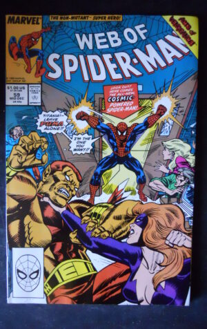 WEB OF SPIDER MAN 59 1989 Marvel Comics  [SA19]