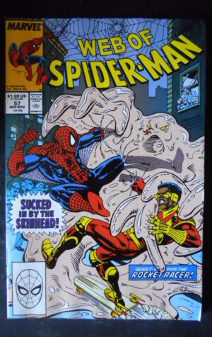 WEB OF SPIDER MAN 57 1989 Marvel Comics  [SA19]