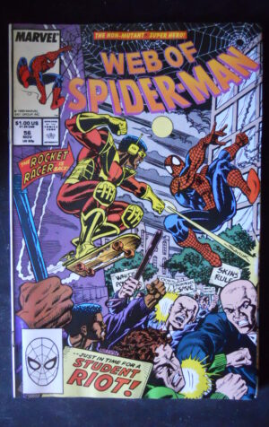 WEB OF SPIDER MAN 56 1989 Marvel Comics  [SA19]