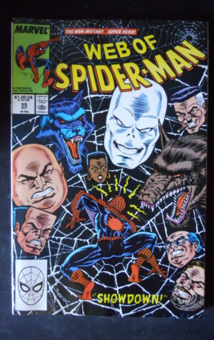 WEB OF SPIDER MAN 55 1989 Marvel Comics  [SA19]