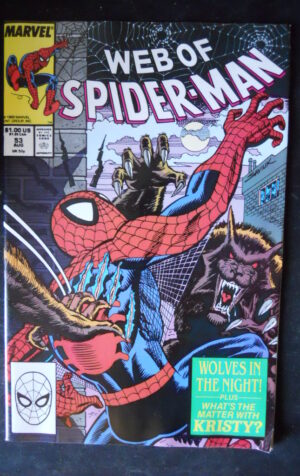 WEB OF SPIDER MAN 53 1989 Marvel Comics  [SA19]