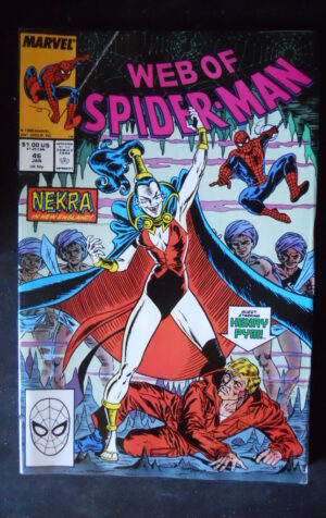WEB OF SPIDER MAN 46 1989 Marvel Comics  [SA19]