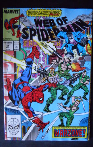 WEB OF SPIDER MAN 44 1988 Marvel Comics  [SA19]