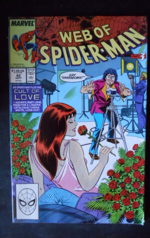 WEB OF SPIDER MAN 42 1988 Marvel Comics  [SA19]
