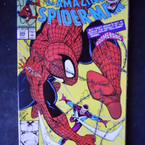 AMAZING SPIDER MAN 345 1991 VENOM Marvel Comics  [SA19]