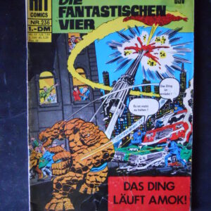 DIE FANTASTISCHEN VIER 236 1972 HIT Comics in Tedesco Germany [SA19]