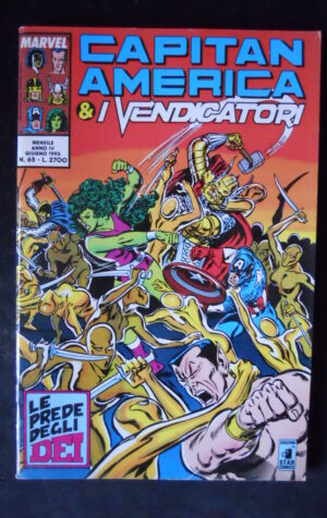 CAPITAN AMERICA & I VENDICATORI 65 1993 Marvel Italia  [G108F]