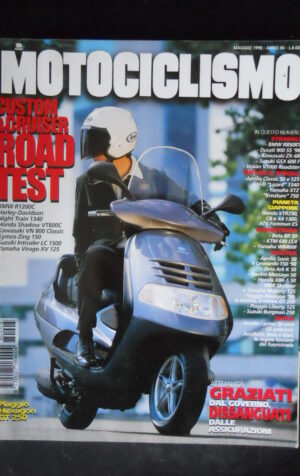 MOTOCICLISMO 5 1998 BMW R1200C Ducati 900 SS Kawasaki ZX-6R [G67-7]