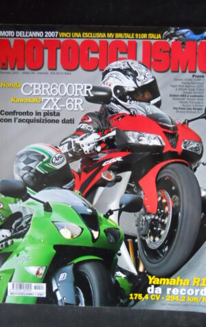 MOTOCICLISMO 1 2007 Honda CBR600RR Kawasaki ZX-6R Ducati 1098 S [G67-8]