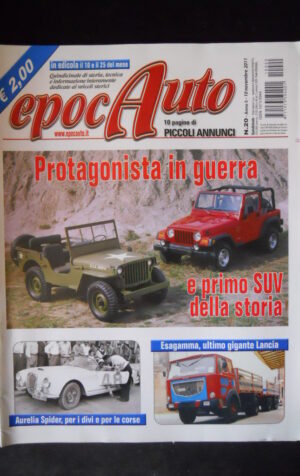 EPOCAUTO 20 2011  – Rivista di annunci auto d’epoca  [SC25]
