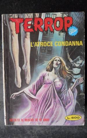 TERROR BLU 124 1982 Fumetto Erotico edizioni  [SIT11]