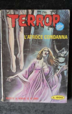 TERROR BLU 124 1982 Fumetto Erotico edizioni  [SIT11]