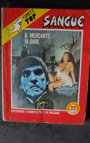 TOP SANGUE – MINI FUMETTI 22 1983 Fumetto Erotico edizioni  [SIT12]