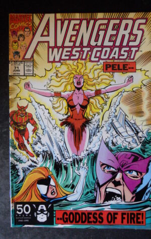 AVENGERS WEST COAST 71 1991 Marvel Comics  [G99O]