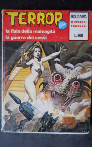 TERROR BLU COLLEZIONE 7 1982 Fumetto Erotico edizioni  [SIT13]