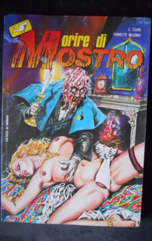 FUMETTI RECORD 2 1989 MORIRE DI MOSTRO Fumetto Erotico edizioni SQUALO [SIT9]