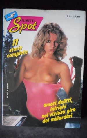 SPOT FUMETTI 1 1989 Fumetto Erotico edizioni SQUALO [SIT9]