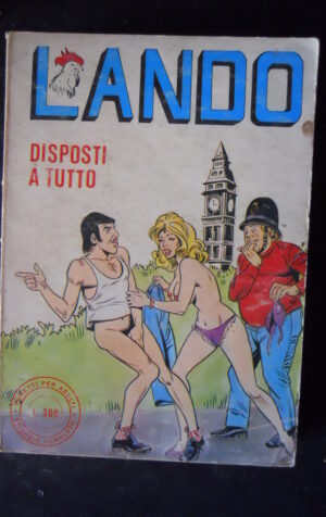 LANDO 105 1977 Fumetto Erotico edizioni EDIFUMETTO  [SIT5]