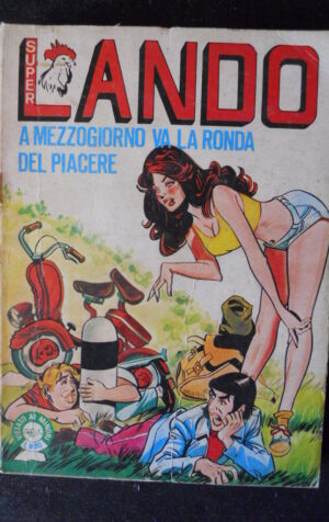 LANDO SUPER 28 1980 Fumetto Erotico edizioni EDIFUMETTO  [SIT5]