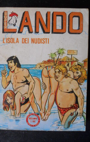 LANDO SUPER 17 1979 Fumetto Erotico edizioni EDIFUMETTO  [SIT5]