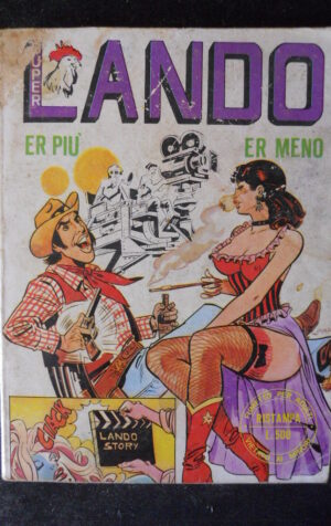 LANDO SUPER 5 1978 Fumetto Erotico edizioni EDIFUMETTO  [SIT5]